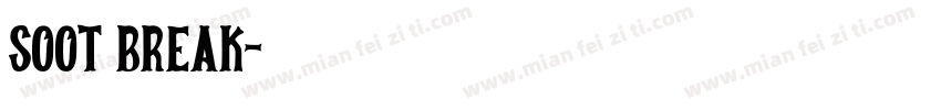 soot break字体转换